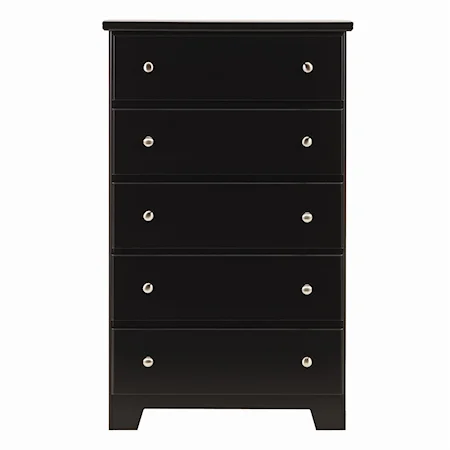 Classic 5 Drawer Chest with Roller Glides